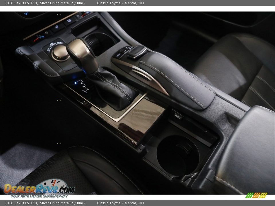 2018 Lexus ES 350 Silver Lining Metallic / Black Photo #17