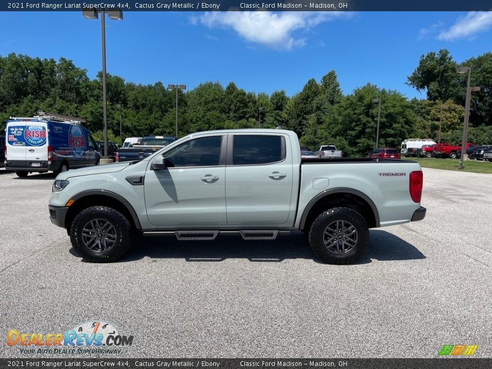 Cactus Gray Metallic 2021 Ford Ranger Lariat SuperCrew 4x4 Photo #15