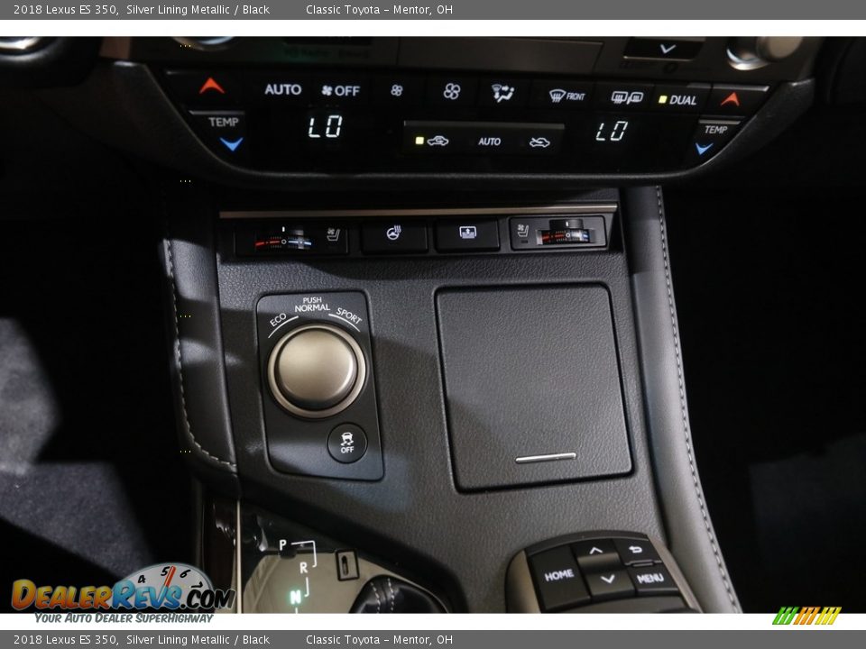 2018 Lexus ES 350 Silver Lining Metallic / Black Photo #18