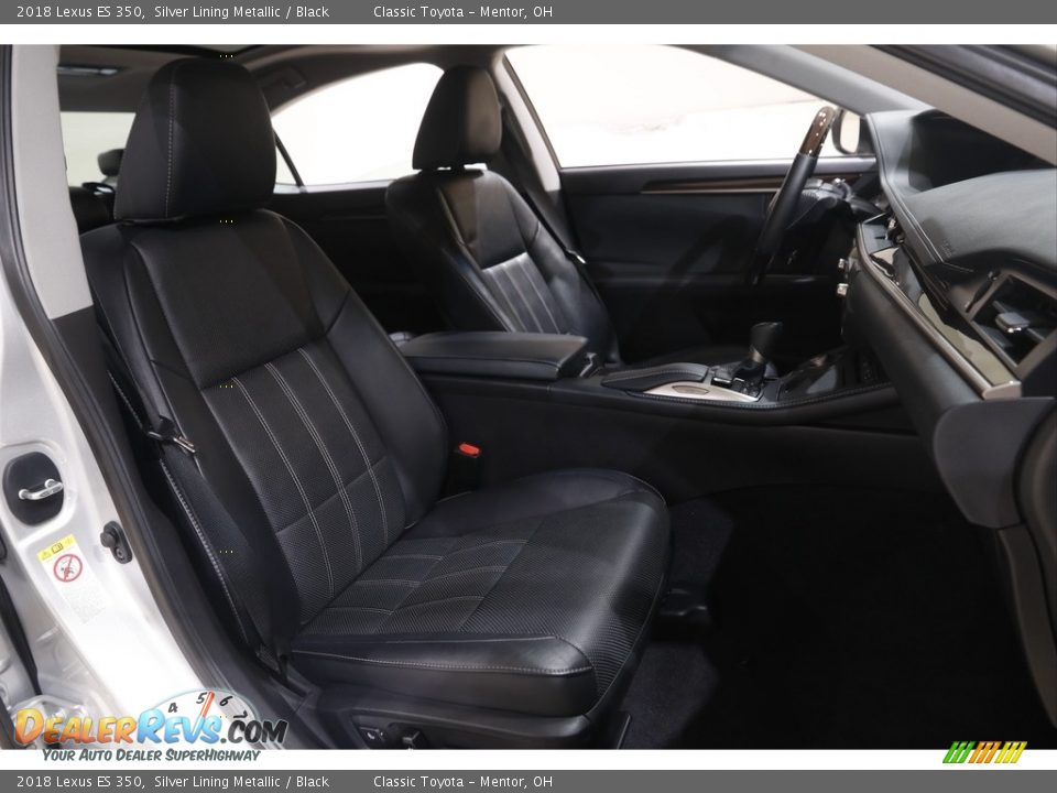 2018 Lexus ES 350 Silver Lining Metallic / Black Photo #19