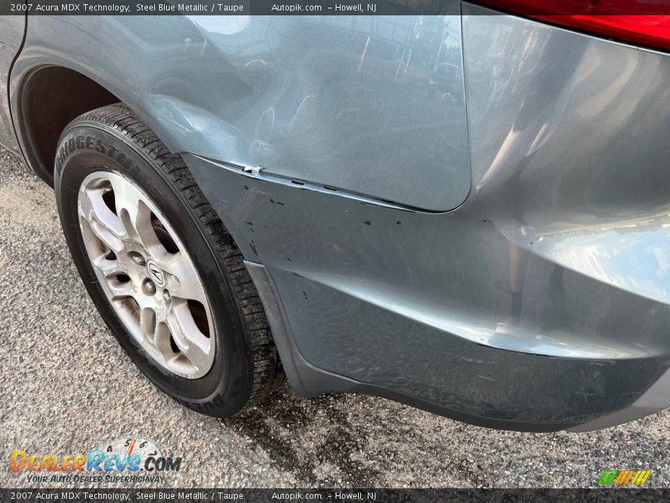 2007 Acura MDX Technology Steel Blue Metallic / Taupe Photo #13