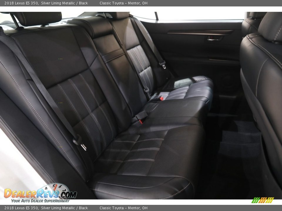 2018 Lexus ES 350 Silver Lining Metallic / Black Photo #20