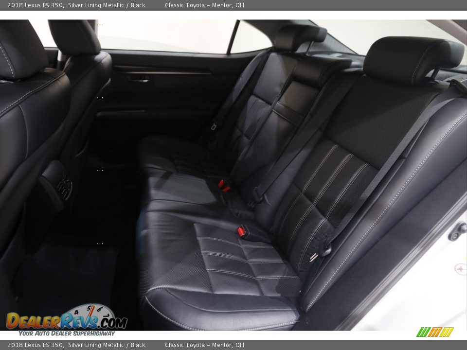 2018 Lexus ES 350 Silver Lining Metallic / Black Photo #21