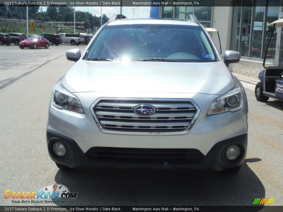 2017 Subaru Outback 2.5i Premium Ice Silver Metallic / Slate Black Photo #5