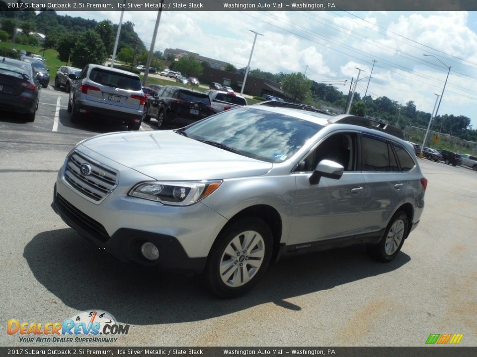 2017 Subaru Outback 2.5i Premium Ice Silver Metallic / Slate Black Photo #6