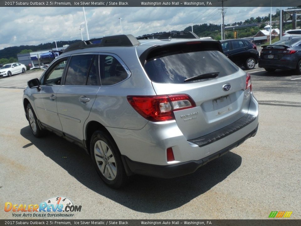 2017 Subaru Outback 2.5i Premium Ice Silver Metallic / Slate Black Photo #8