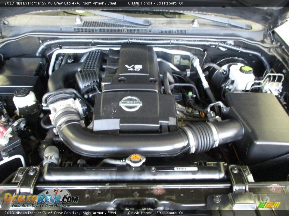 2013 Nissan Frontier SV V6 Crew Cab 4x4 4.0 Liter DOHC 24-Valve CVTCS V6 Engine Photo #16