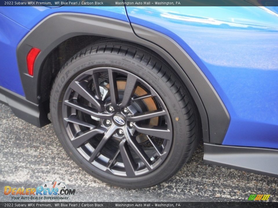 2022 Subaru WRX Premium WR Blue Pearl / Carbon Black Photo #3