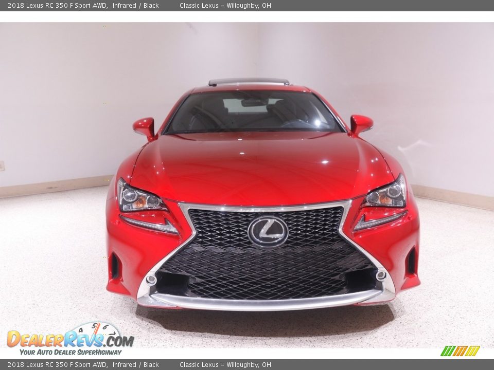 2018 Lexus RC 350 F Sport AWD Infrared / Black Photo #2