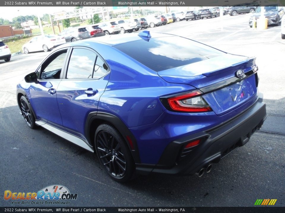 2022 Subaru WRX Premium WR Blue Pearl / Carbon Black Photo #8