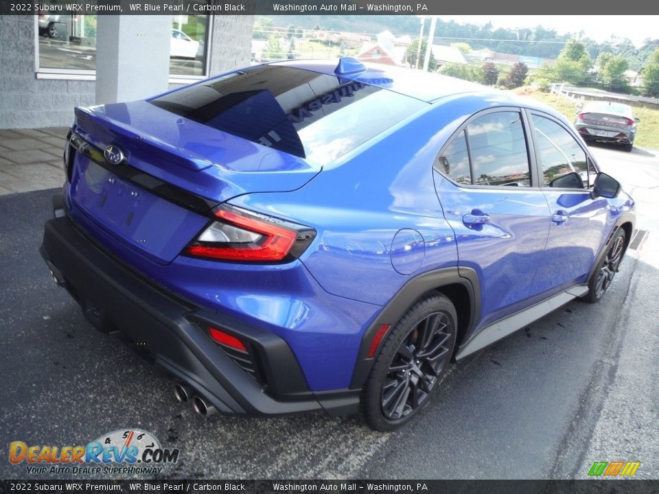 2022 Subaru WRX Premium WR Blue Pearl / Carbon Black Photo #10