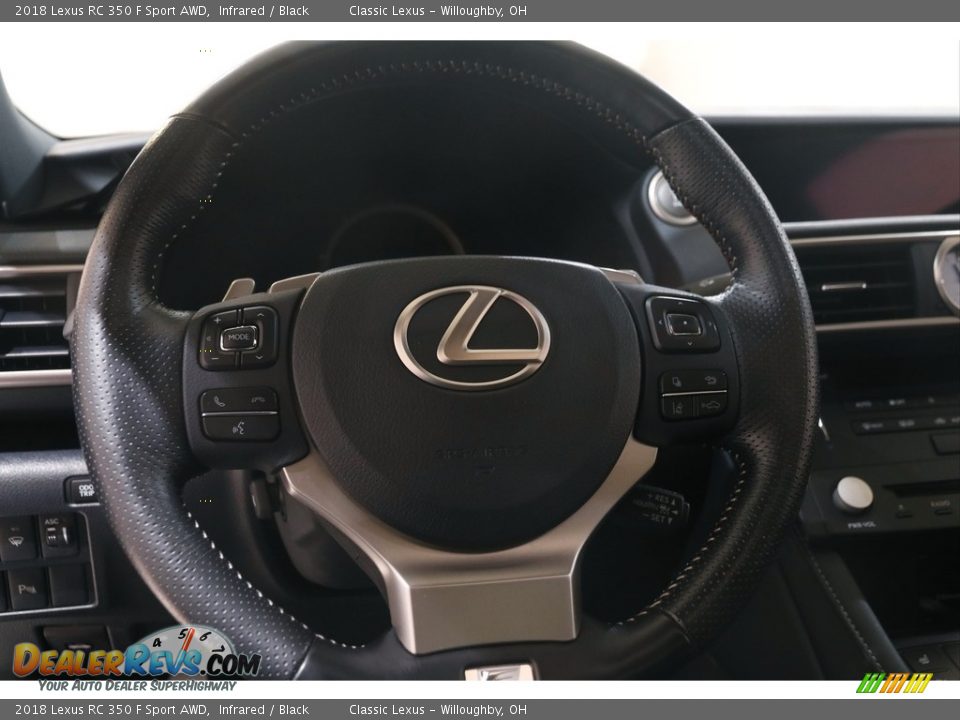 2018 Lexus RC 350 F Sport AWD Steering Wheel Photo #7