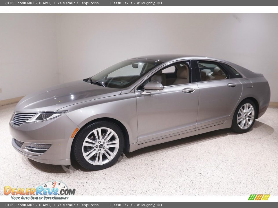 Front 3/4 View of 2016 Lincoln MKZ 2.0 AWD Photo #3