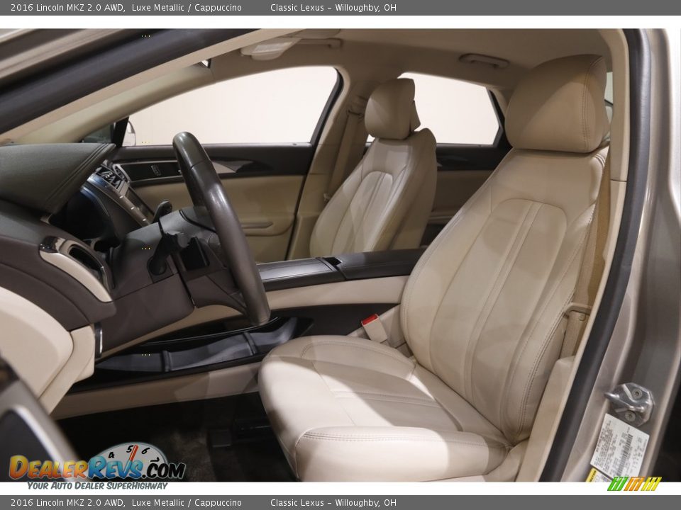 Front Seat of 2016 Lincoln MKZ 2.0 AWD Photo #6