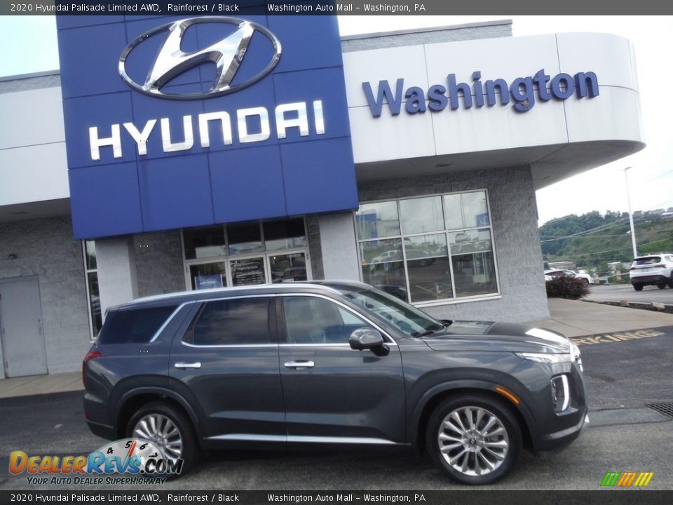 2020 Hyundai Palisade Limited AWD Rainforest / Black Photo #2