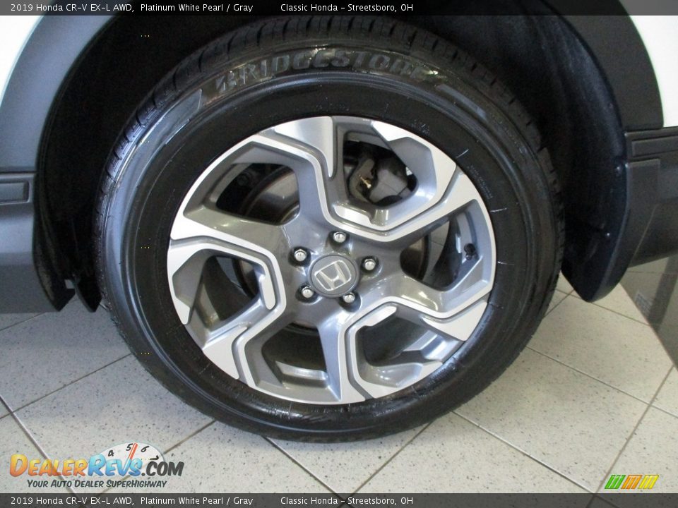 2019 Honda CR-V EX-L AWD Platinum White Pearl / Gray Photo #11