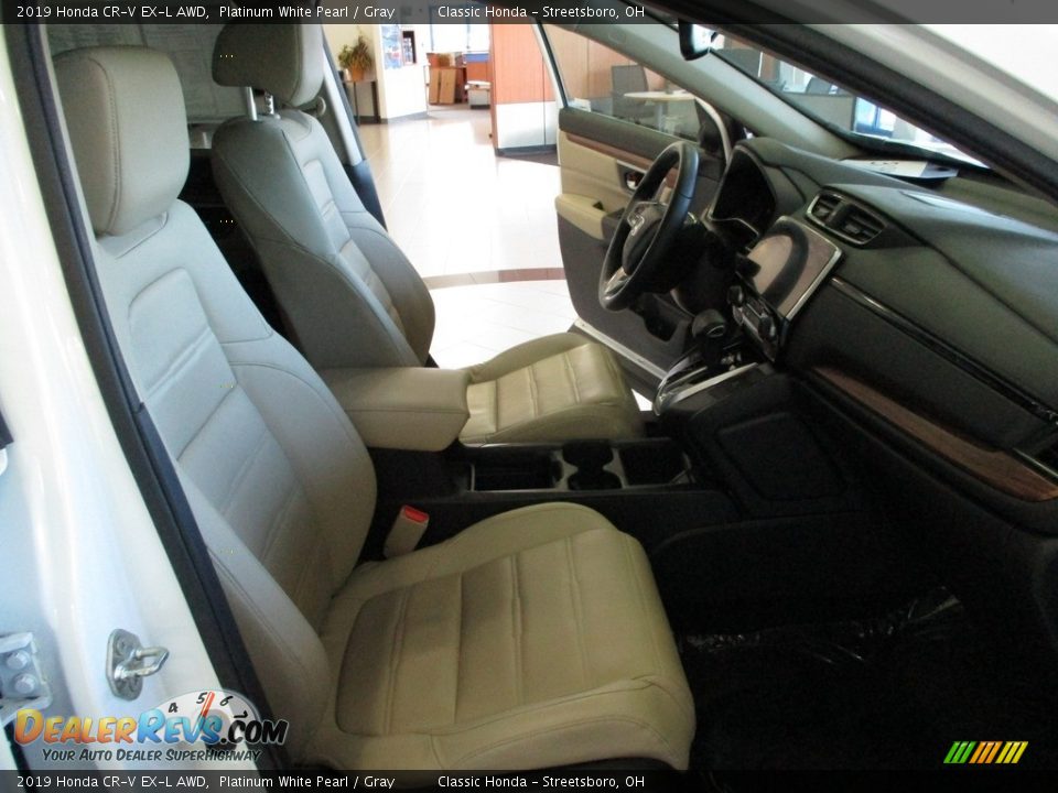 2019 Honda CR-V EX-L AWD Platinum White Pearl / Gray Photo #16