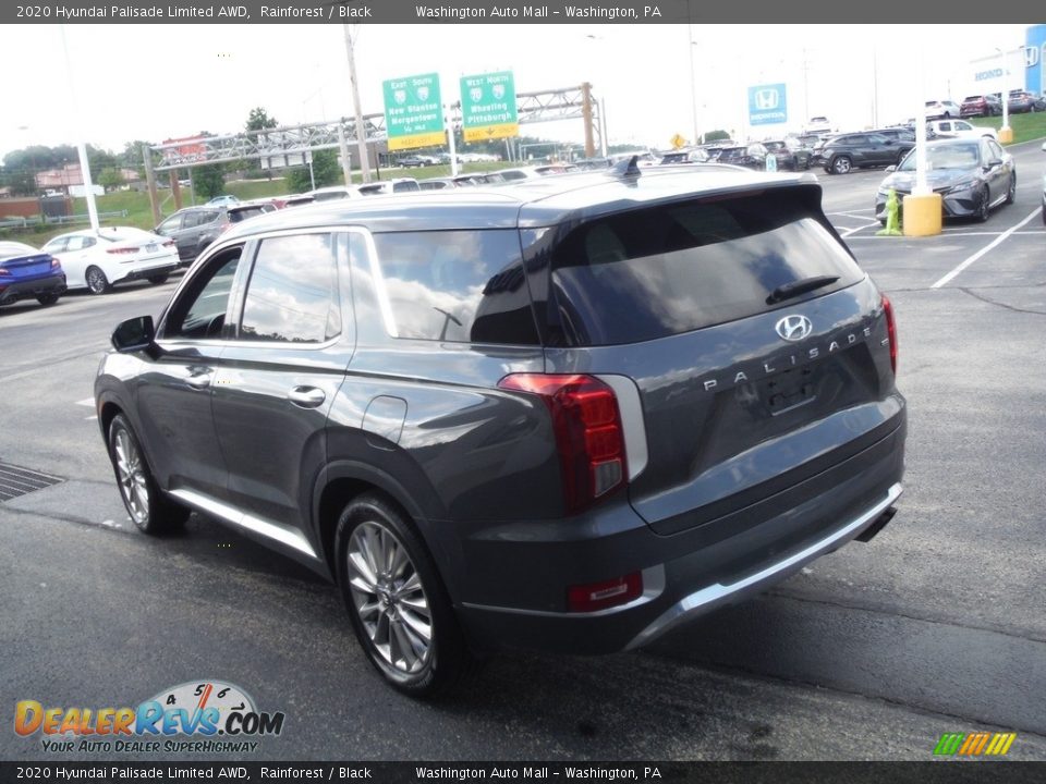 2020 Hyundai Palisade Limited AWD Rainforest / Black Photo #8