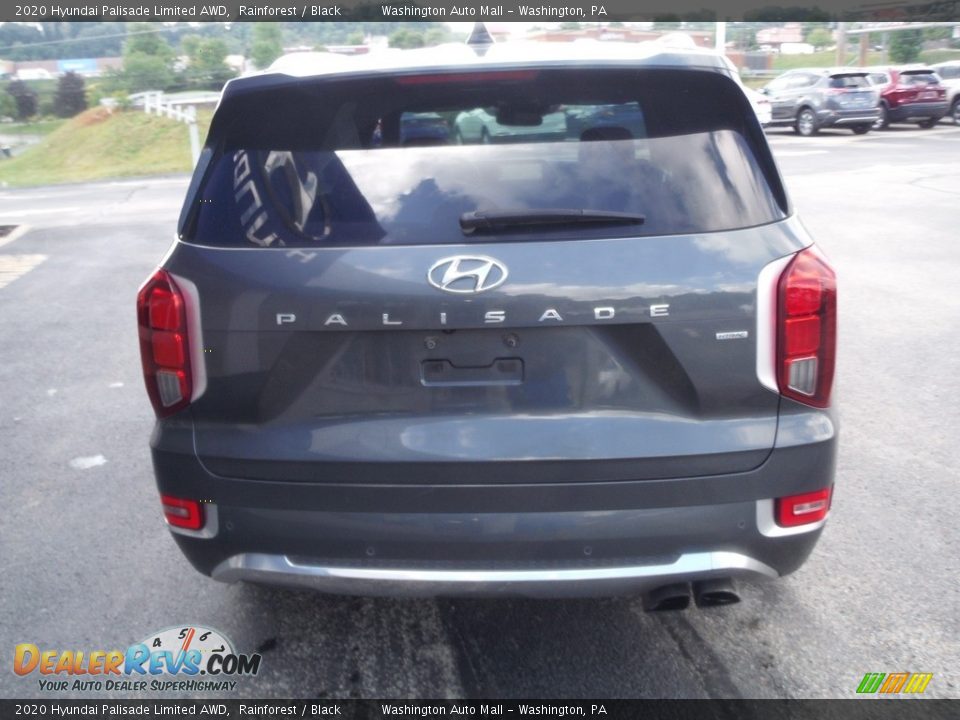 2020 Hyundai Palisade Limited AWD Rainforest / Black Photo #9