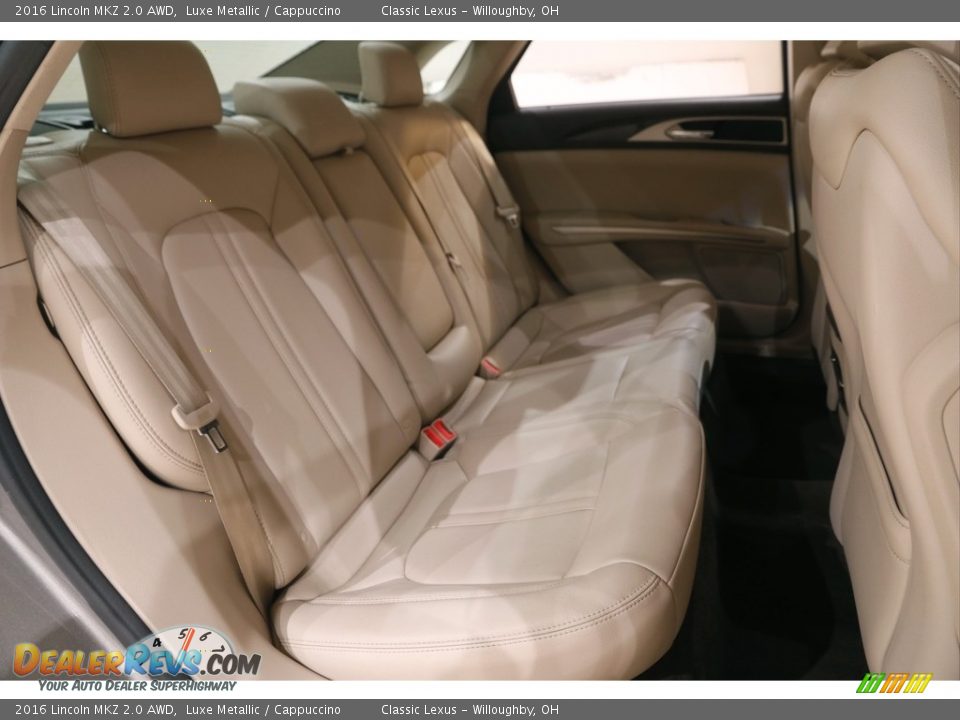 Rear Seat of 2016 Lincoln MKZ 2.0 AWD Photo #16