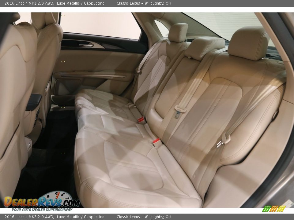 Rear Seat of 2016 Lincoln MKZ 2.0 AWD Photo #17