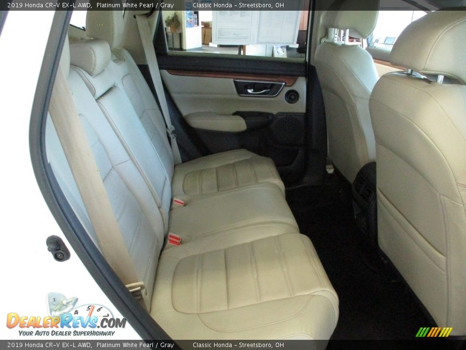 2019 Honda CR-V EX-L AWD Platinum White Pearl / Gray Photo #20