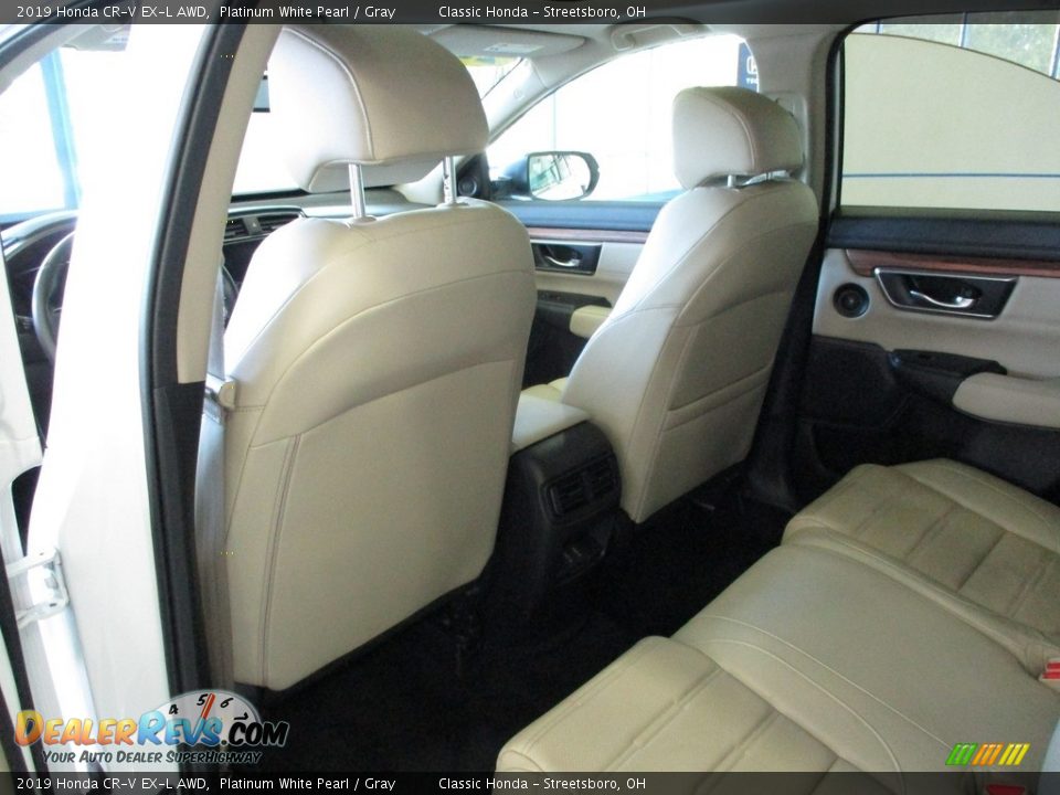 2019 Honda CR-V EX-L AWD Platinum White Pearl / Gray Photo #24