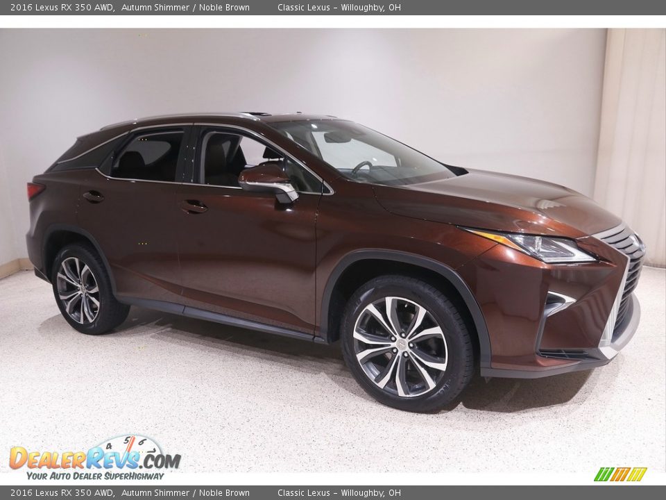 Front 3/4 View of 2016 Lexus RX 350 AWD Photo #1