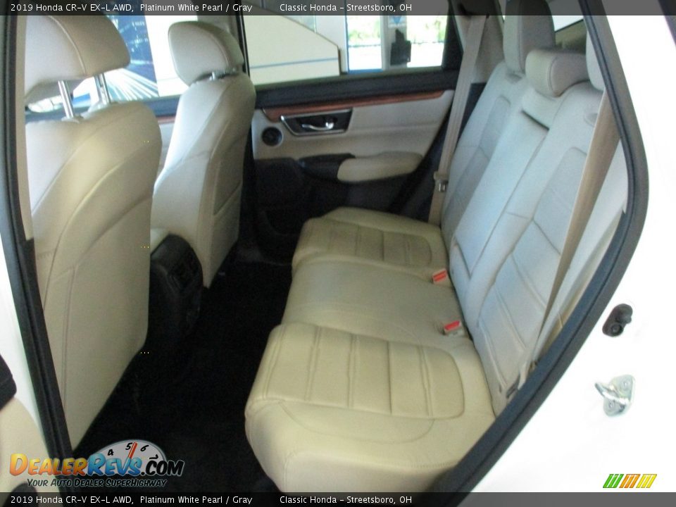 2019 Honda CR-V EX-L AWD Platinum White Pearl / Gray Photo #25