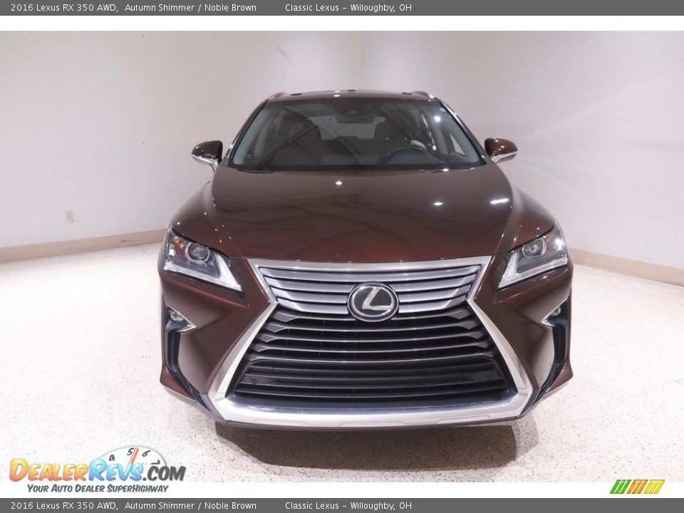 2016 Lexus RX 350 AWD Autumn Shimmer / Noble Brown Photo #2