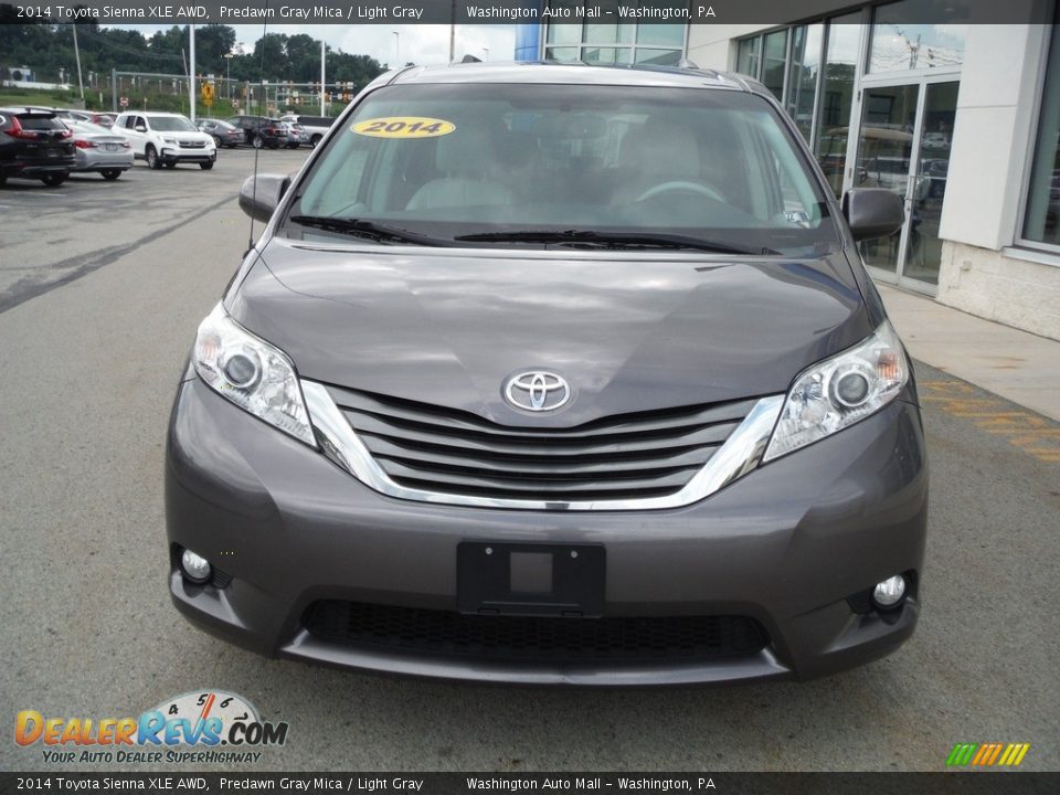 2014 Toyota Sienna XLE AWD Predawn Gray Mica / Light Gray Photo #6