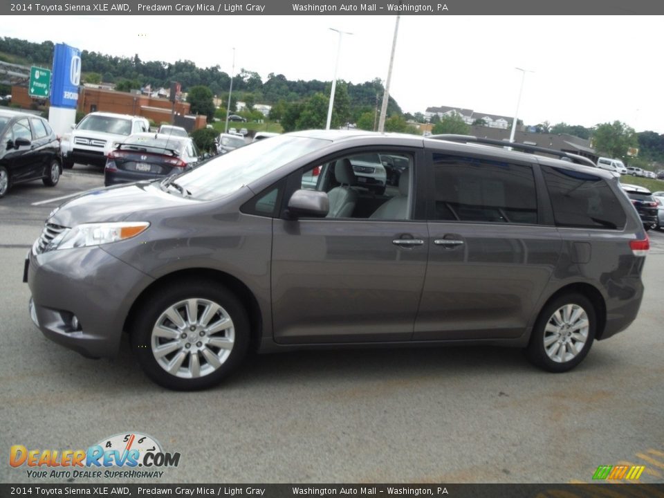 2014 Toyota Sienna XLE AWD Predawn Gray Mica / Light Gray Photo #8