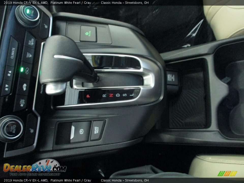 2019 Honda CR-V EX-L AWD Platinum White Pearl / Gray Photo #34