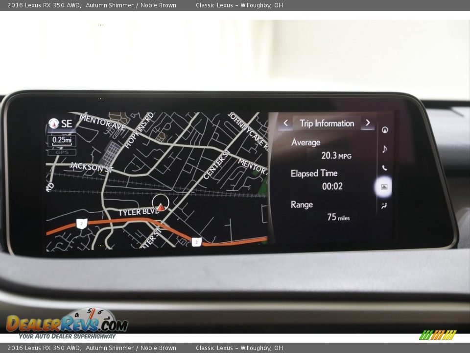 Navigation of 2016 Lexus RX 350 AWD Photo #12