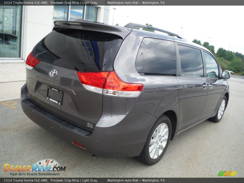 2014 Toyota Sienna XLE AWD Predawn Gray Mica / Light Gray Photo #11