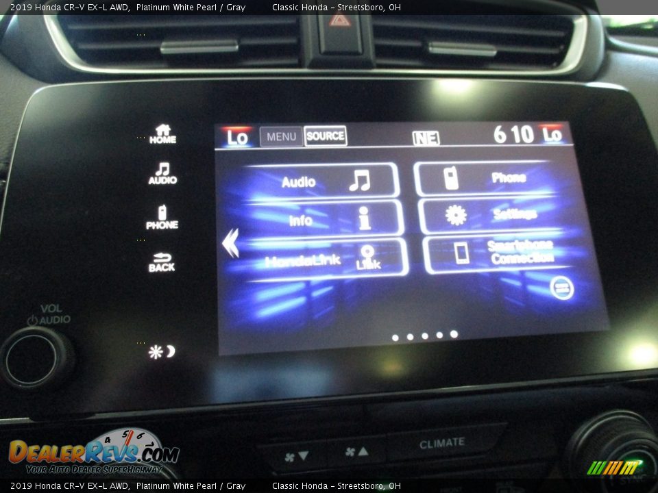 2019 Honda CR-V EX-L AWD Platinum White Pearl / Gray Photo #36