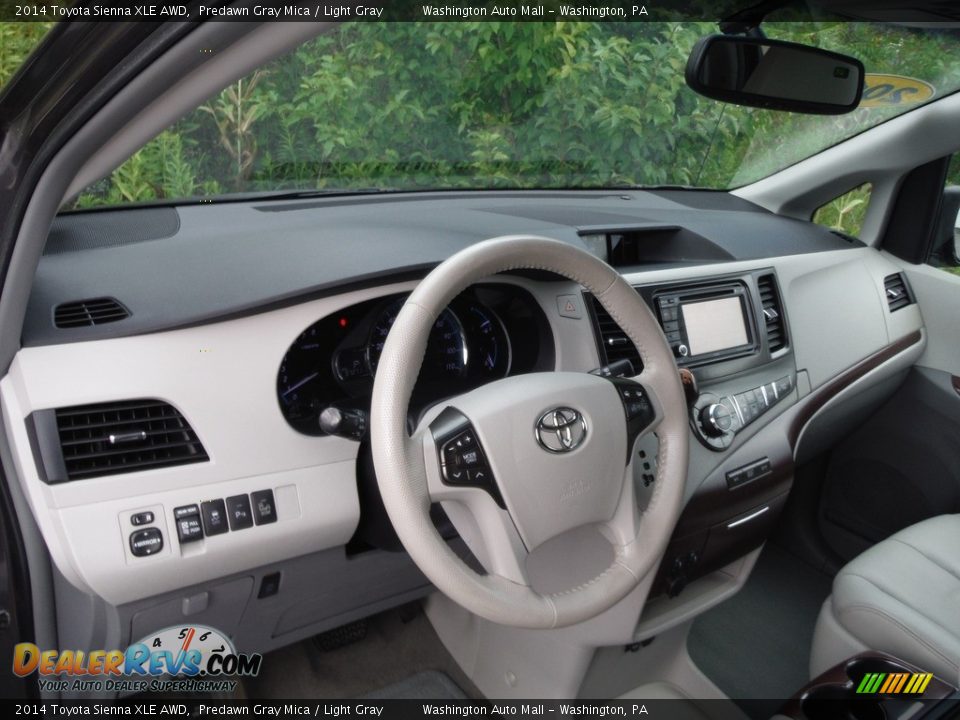 2014 Toyota Sienna XLE AWD Predawn Gray Mica / Light Gray Photo #13