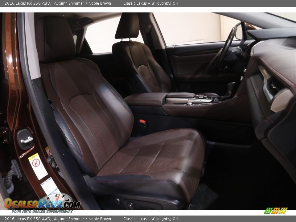 Front Seat of 2016 Lexus RX 350 AWD Photo #18