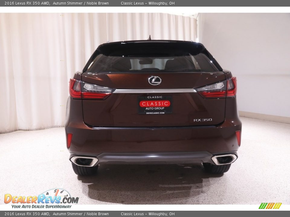 2016 Lexus RX 350 AWD Autumn Shimmer / Noble Brown Photo #21