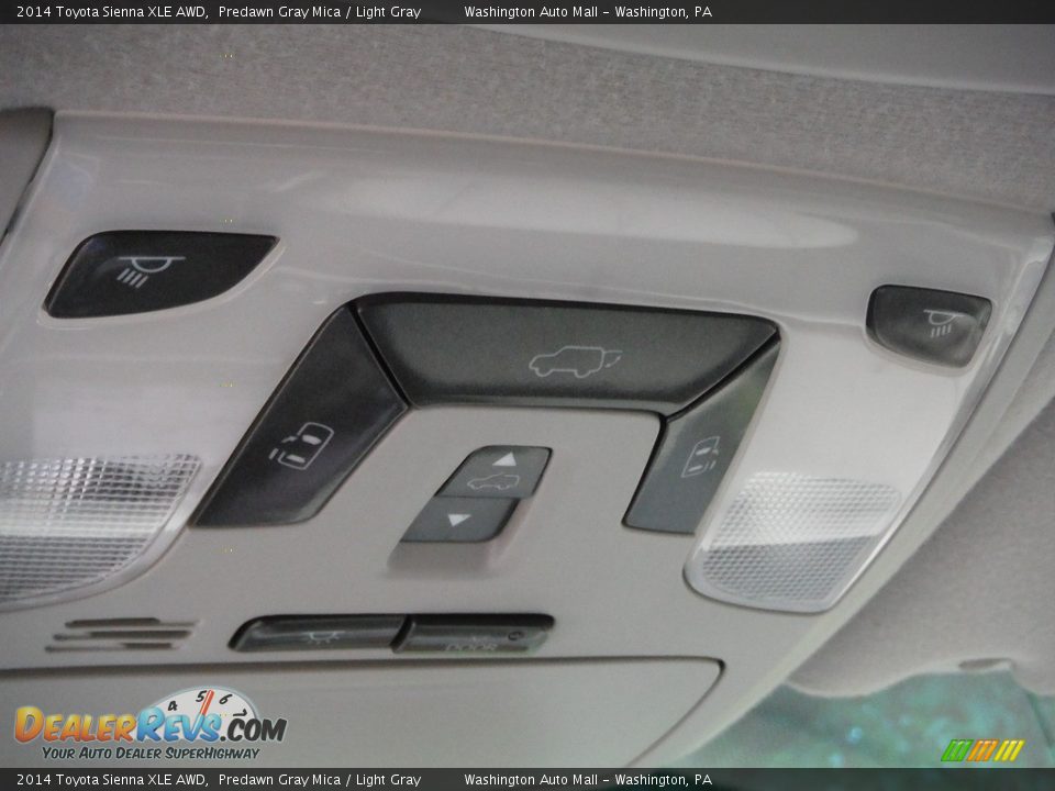 2014 Toyota Sienna XLE AWD Predawn Gray Mica / Light Gray Photo #24