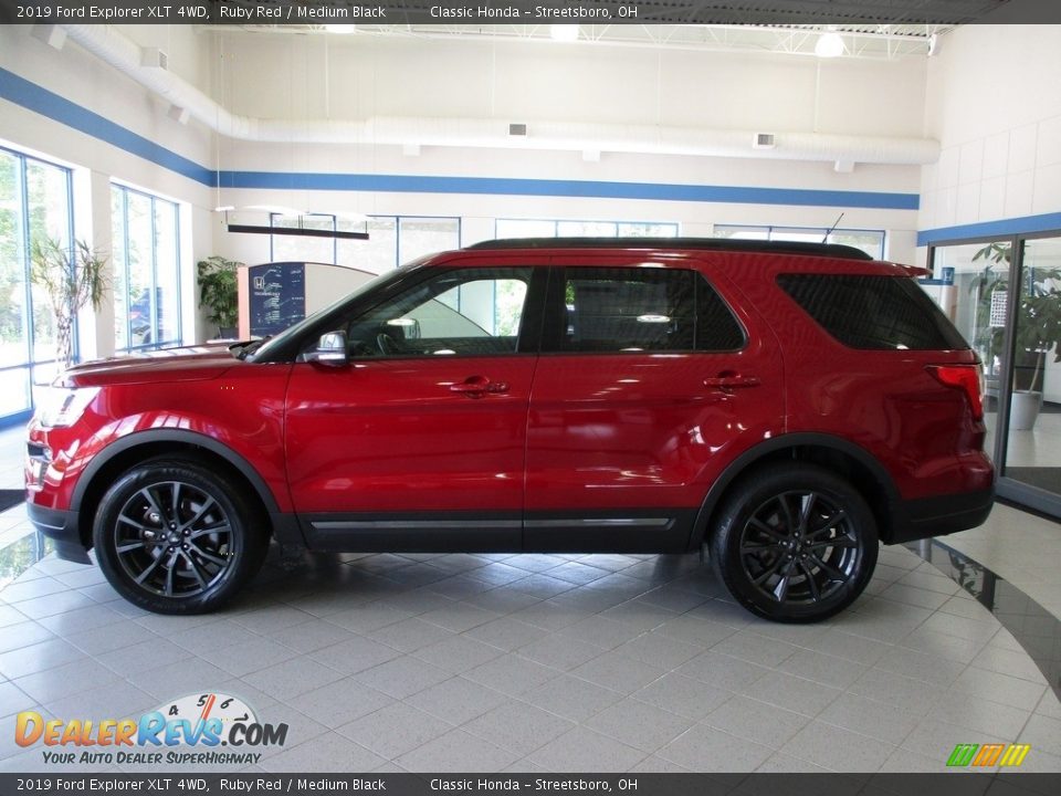 Ruby Red 2019 Ford Explorer XLT 4WD Photo #10