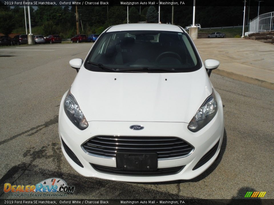 2019 Ford Fiesta SE Hatchback Oxford White / Charcoal Black Photo #10