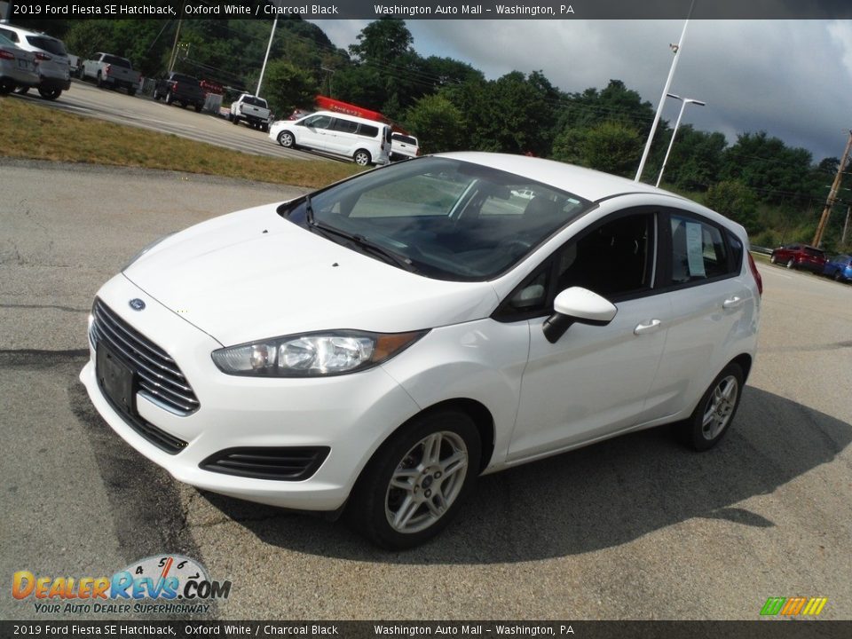 2019 Ford Fiesta SE Hatchback Oxford White / Charcoal Black Photo #11