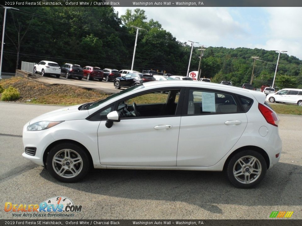 2019 Ford Fiesta SE Hatchback Oxford White / Charcoal Black Photo #12