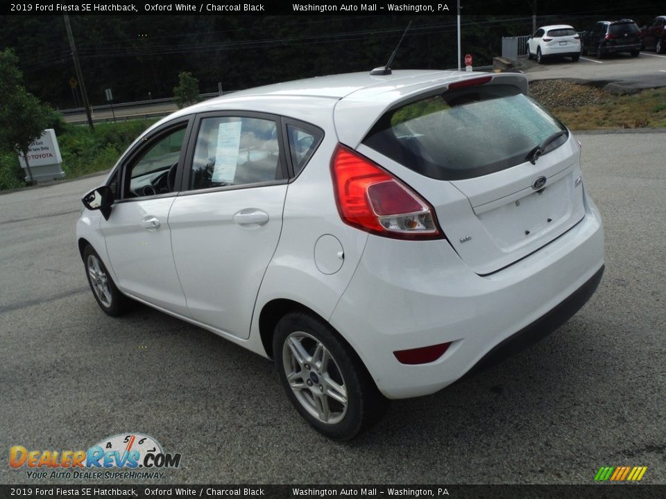 2019 Ford Fiesta SE Hatchback Oxford White / Charcoal Black Photo #13