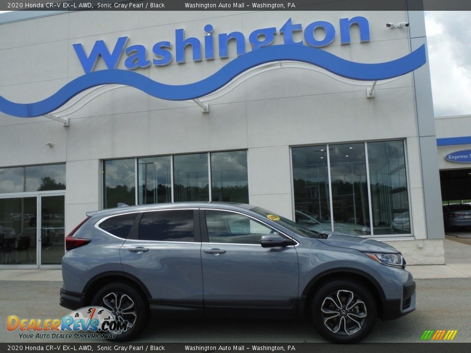 2020 Honda CR-V EX-L AWD Sonic Gray Pearl / Black Photo #2