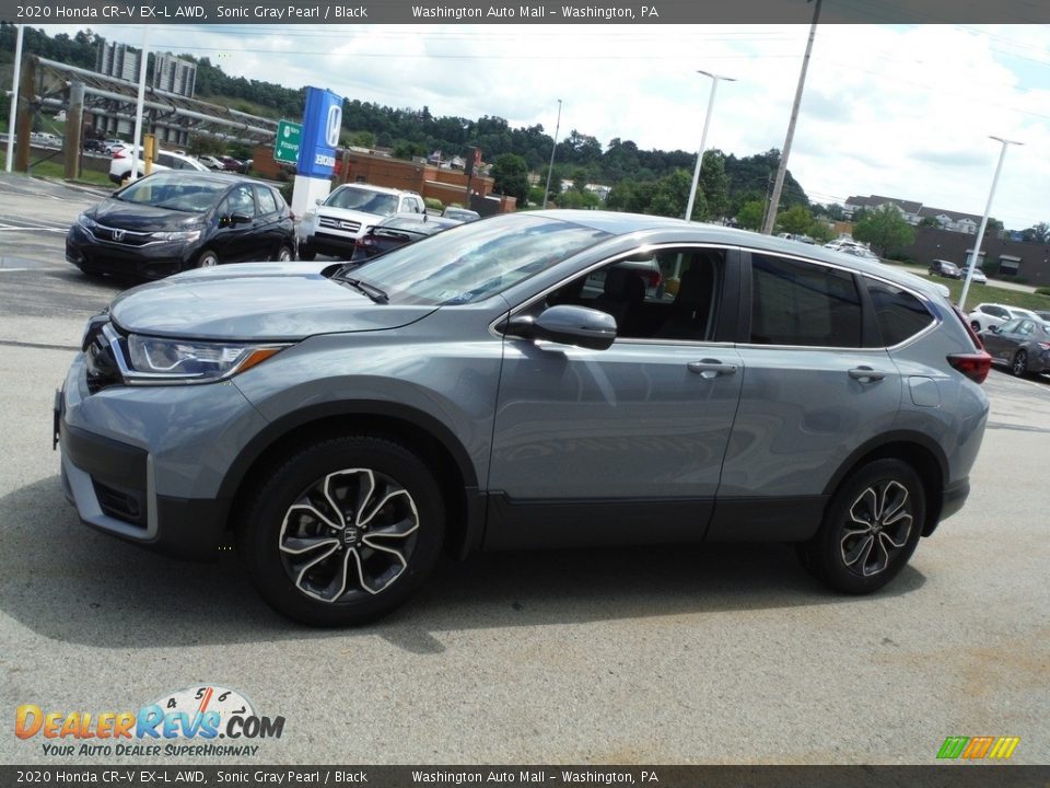 2020 Honda CR-V EX-L AWD Sonic Gray Pearl / Black Photo #7