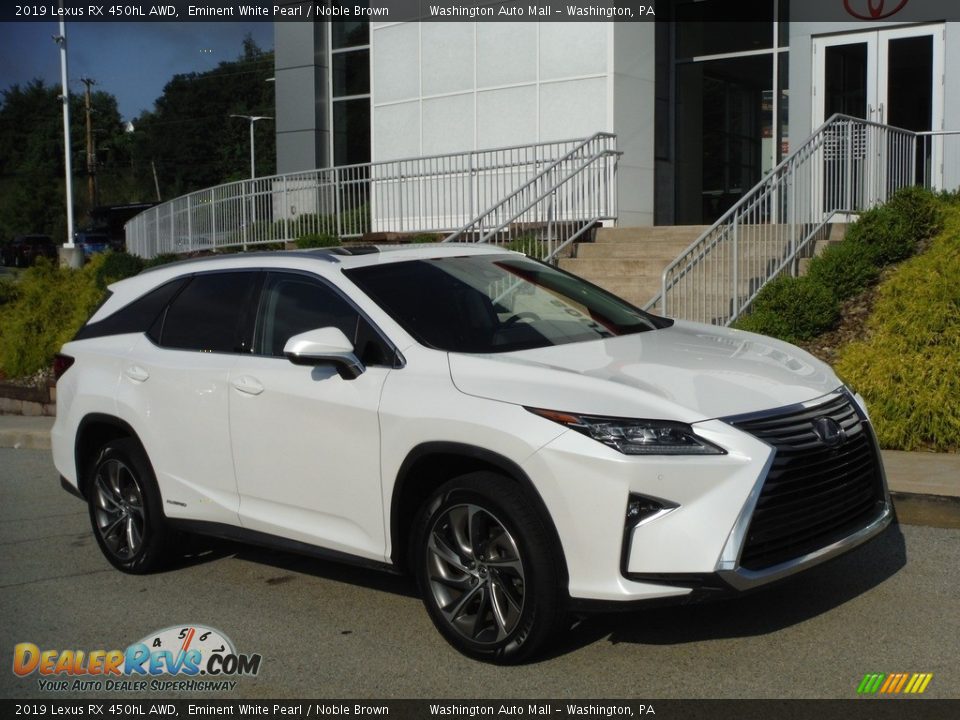 Eminent White Pearl 2019 Lexus RX 450hL AWD Photo #1