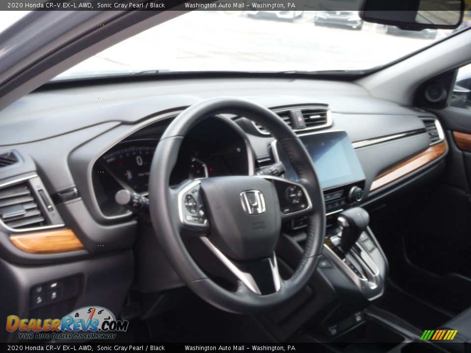 2020 Honda CR-V EX-L AWD Sonic Gray Pearl / Black Photo #13