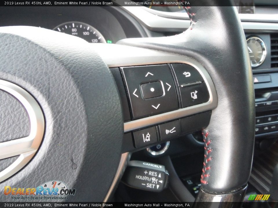 2019 Lexus RX 450hL AWD Steering Wheel Photo #10
